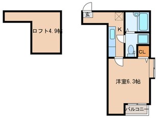 クレールⅠの物件間取画像